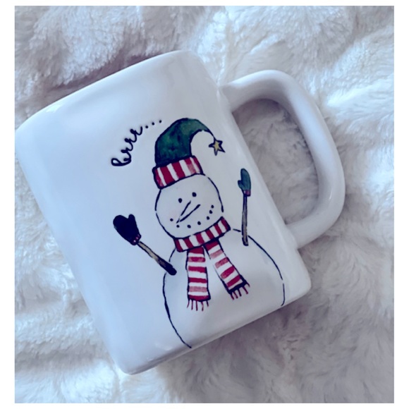 ❣️SOLD❣️ NEW Rae Dunn Snowman Brrr Mug ⛄️ - Picture 5 of 7